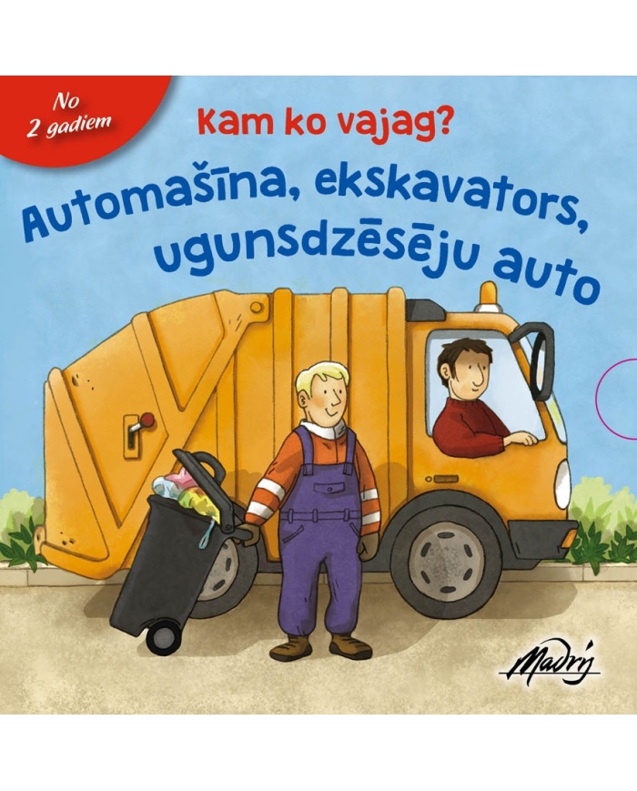 Automašīna, ekskavators, ugunsdzēsēju auto
