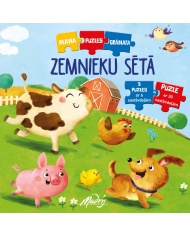 Zemnieku sētā. Mana puzles grāmata Zemnieku sētā. Mana puzles grāmata