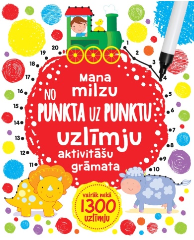 Mana milzu no punkta uz punktu uzlīmju aktivitāšu grāmata Mana milzu no punkta uz punktu uzlīmju aktivitāšu grāmata