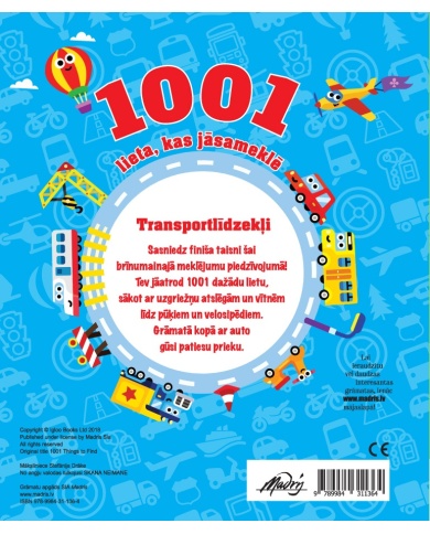 1001 lieta, kas jāsameklē. Transportlīdzekļi