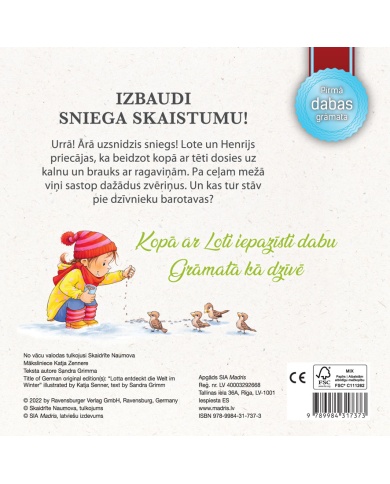 Lote atklāj pasauli ziemā. Pirmā dabas grāmata Lote atklāj pasauli ziemā. Pirmā dabas grāmata