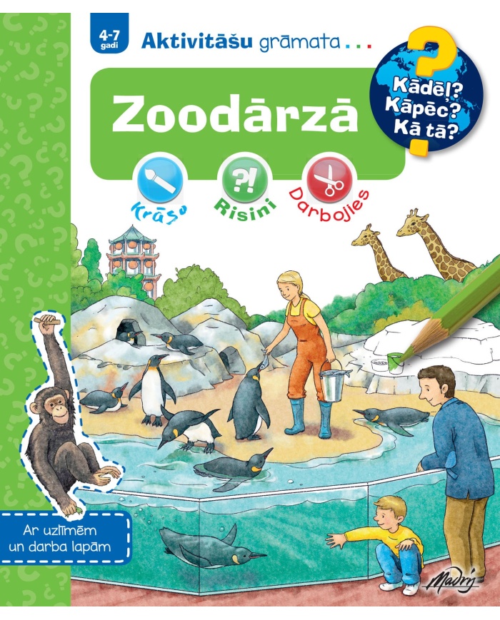 Zoodārzā. Aktivitāšu grāmata