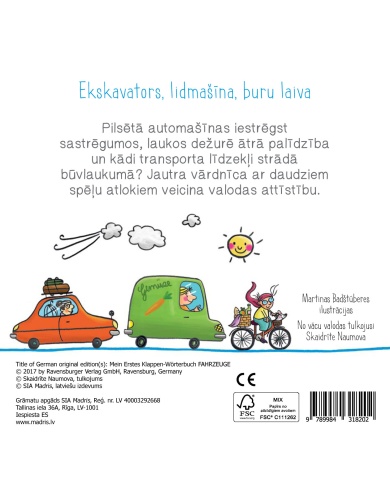 Transportlīdzekļi. Mana pirmā atloku vārdnīca Transportlīdzekļi. Mana pirmā atloku vārdnīca