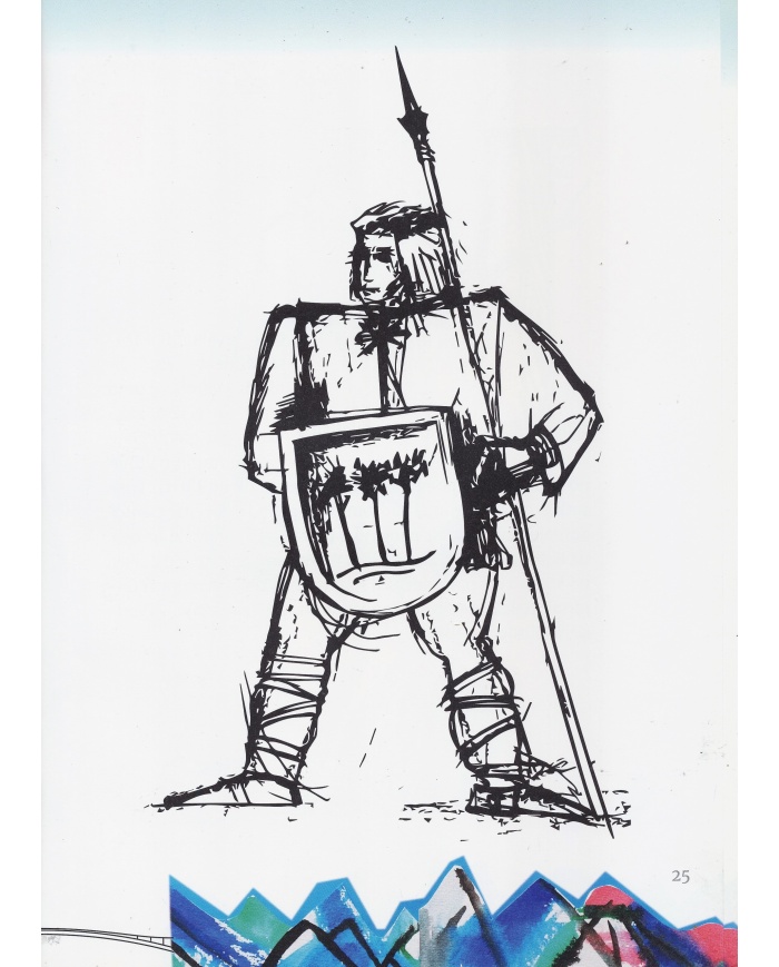 Zilo kalnu Zilā kraukļa pasaka. Milži Zilo kalnu Zilā kraukļa pasaka. Milži