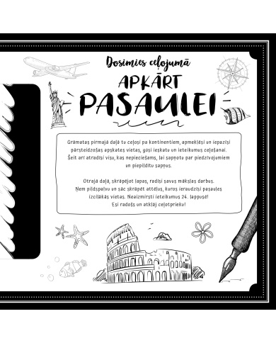 Apkārt pasaulei. Skrāpēšanas māksla. Apkārt pasaulei. Skrāpēšanas māksla.