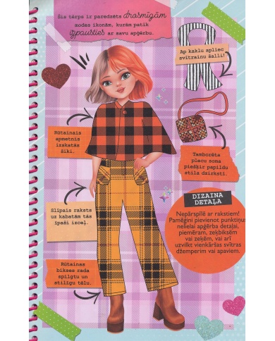 Modes dizainera portfolio. Stila noteicējs