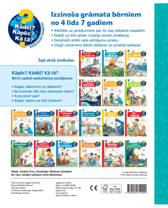 Viss par ūdeni. Kādēļ? Kāpēc? Kā tā?