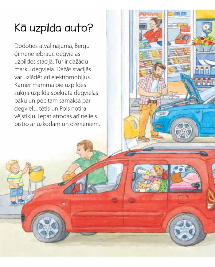 Uzpildīt, nomazgāt, salabot. Kādēļ? Kāpēc? Kā tā?