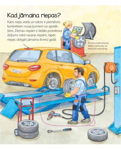 Uzpildīt, nomazgāt, salabot