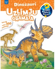 Dinozauri. Uzlīmju grāmata.