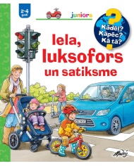 Iela, luksofors un satiksme Iela, luksofors un satiksme