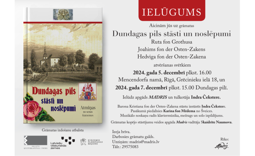 Dundagas pils - grāmatas atvēršanas svētki Dundagas pils - grāmatas atvēršanas svētki